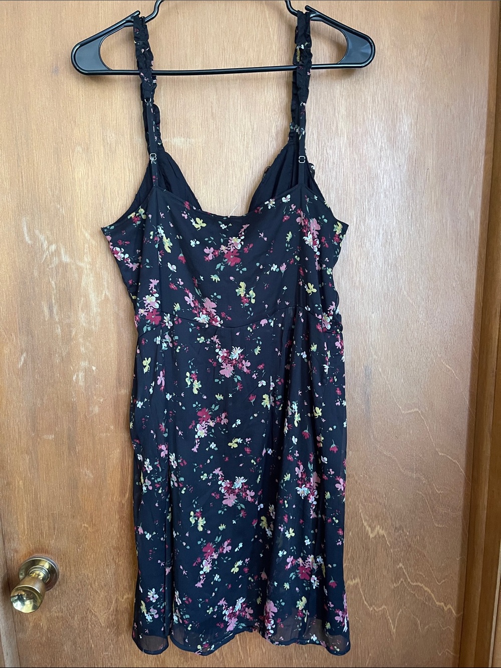 Abercrombie & Fitch Black Floral Mini Dress - Picture 2 of 3